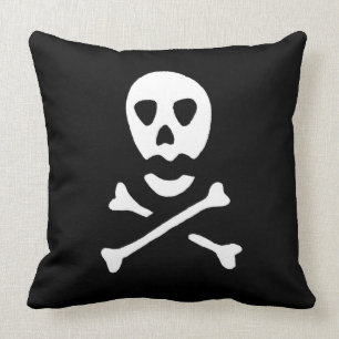 Skull and Crossbones Cushion