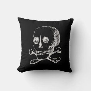 Skull and Crossbones Cushion