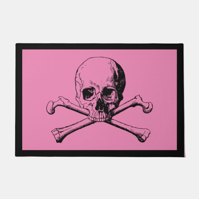 Skull and Crossbones Doormat (Front)