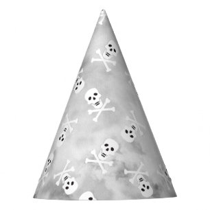 Skull and Crossbones Halloween Party Hat