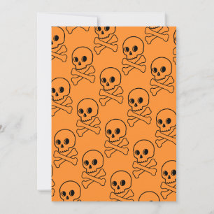 Skull And Crossbones Invitation