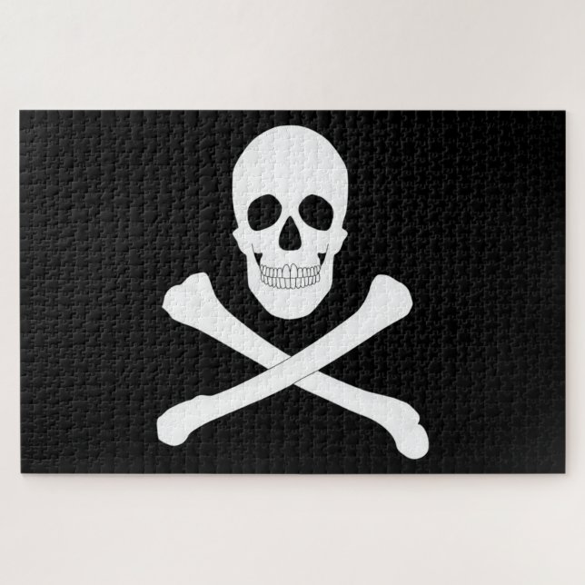 Skull and Crossbones Jigsaw Puzzle (Horizontal)