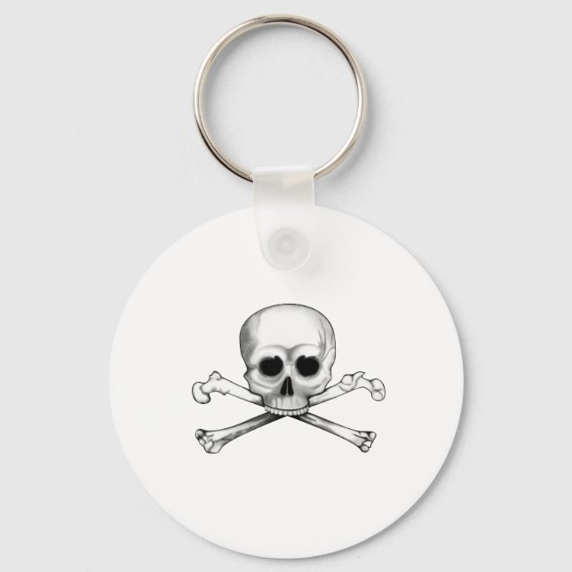 Skull and Crossbones Key Ring (Front)