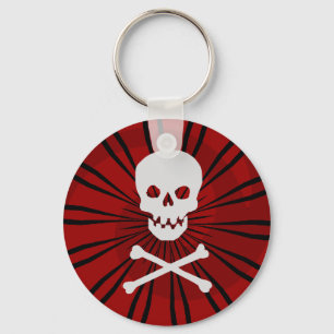 Skull and Crossbones Keychain