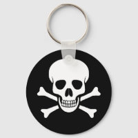 Skull and Crossbones Keychain