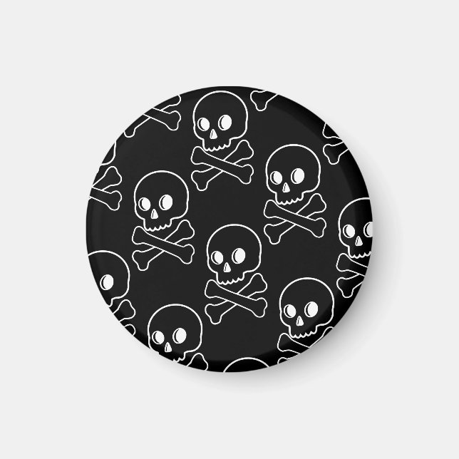 Skull And Crossbones  Magnet (Front)