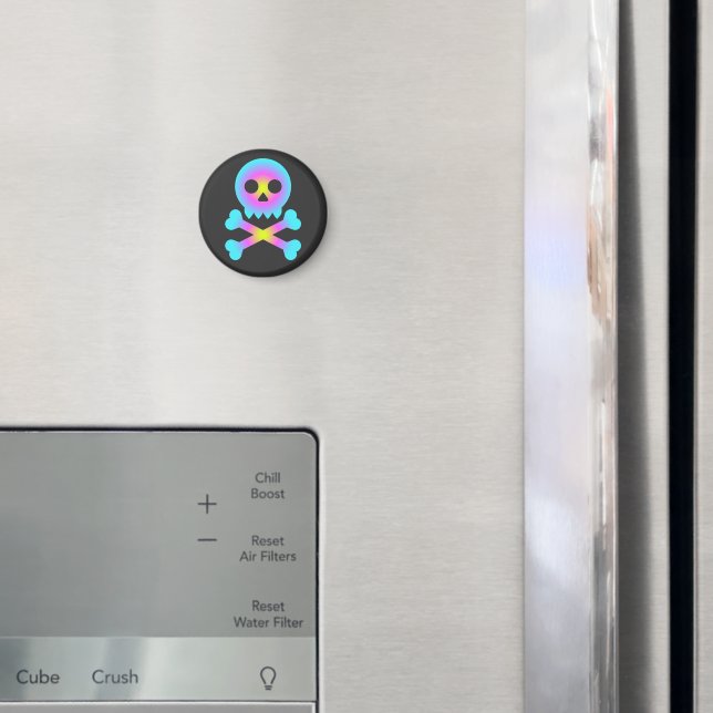 Skull and Crossbones Magnet (In Situ (Fridge))