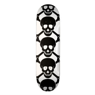 Skull and Crossbones Maple Skateboard