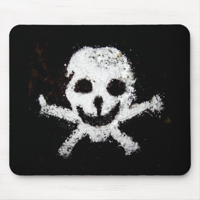 Skull and Crossbones Mouse Pad (Front)
