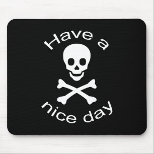 Skull and Crossbones Mouse Pad