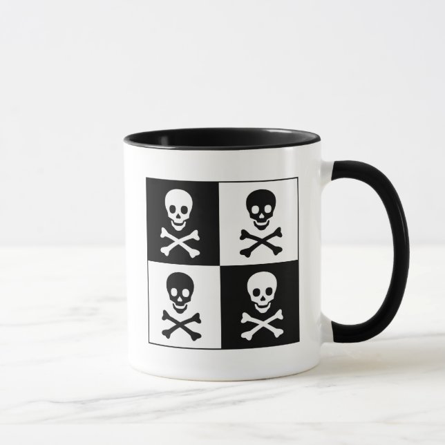 Skull and Crossbones Mug (Right)