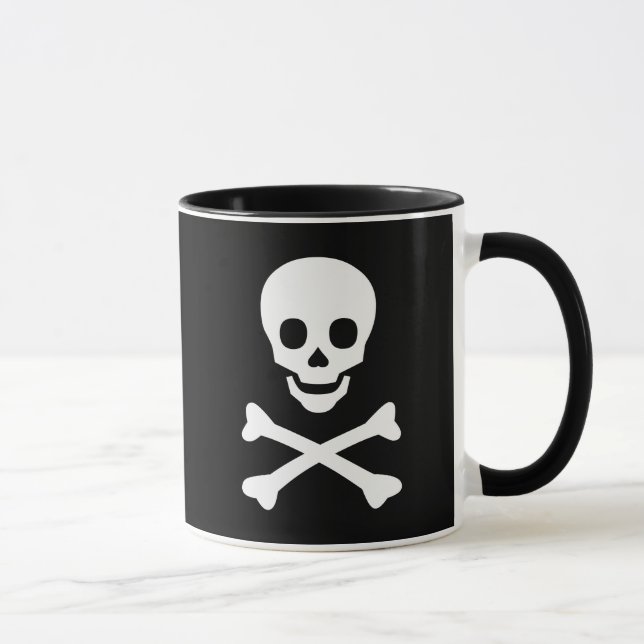 Skull and Crossbones Mug (Right)