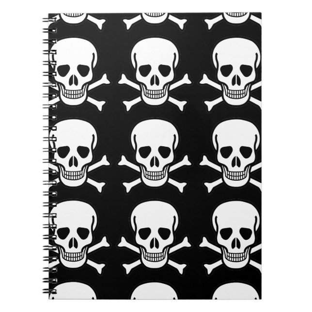Skull and Crossbones Notebook (Front)