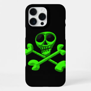 Skull and Crossbones Pattern iPhone 16 Pro Max Case