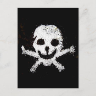 Skull and Crossbones Postcard