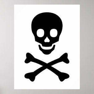 Skull and Crossbones Poster