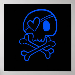 Skull and Crossbones Poster