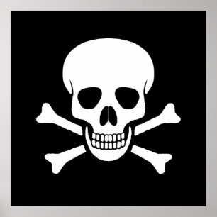 Skull and Crossbones Poster