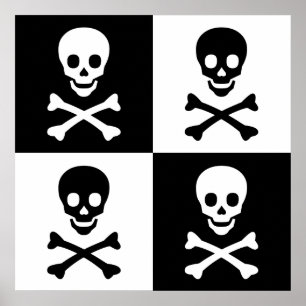 Skull and Crossbones Poster