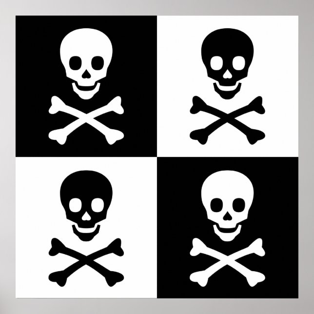 Skull and Crossbones Poster (Front)