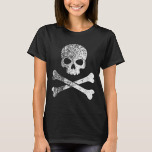 Skull and crossbones skeleton pirate jolly roger T-Shirt