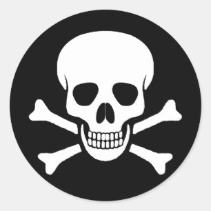 Skull and Crossbones Sticker