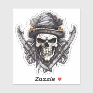 Skull and Crossbones Sticker