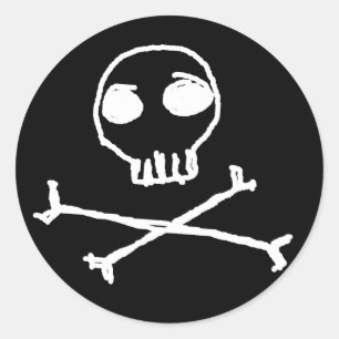 Skull and Crossbones Stickers