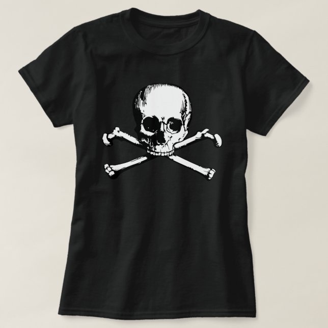 Skull And Crossbones T-Shirt (Design Front)
