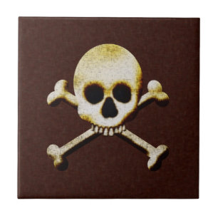 Skull And Crossbones Tile