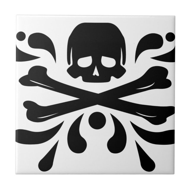 Skull and Crossbones Tile (Front)