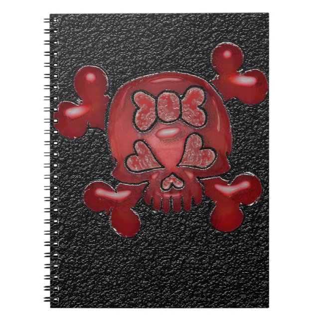Skull and Crossbones Urban Composition Notebook (Front)