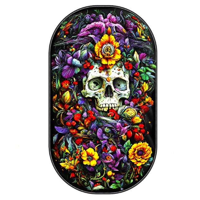 Skull and Flowers Coffee Mug (Creator Uploaded)