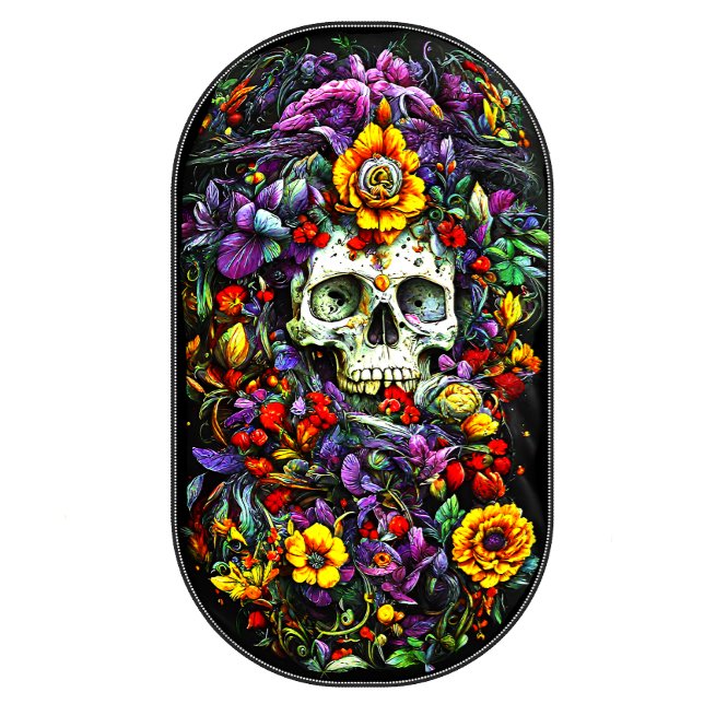 Skull and Flowers Coffee Mug (Creator Uploaded)