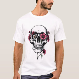 Skull and Flowers: Eternal Bloom T-Shirt
