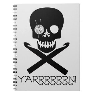 Skull and Hooks Notebook