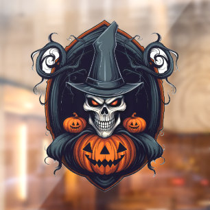 Skull and Jack-O-Lanterns