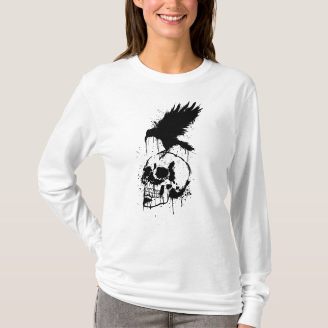 Skull and Raven T-Shirt (Front)