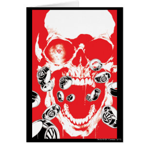 Skull and Rings - Red