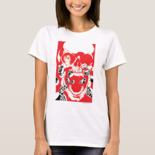 Skull and Rings - Red T-Shirt