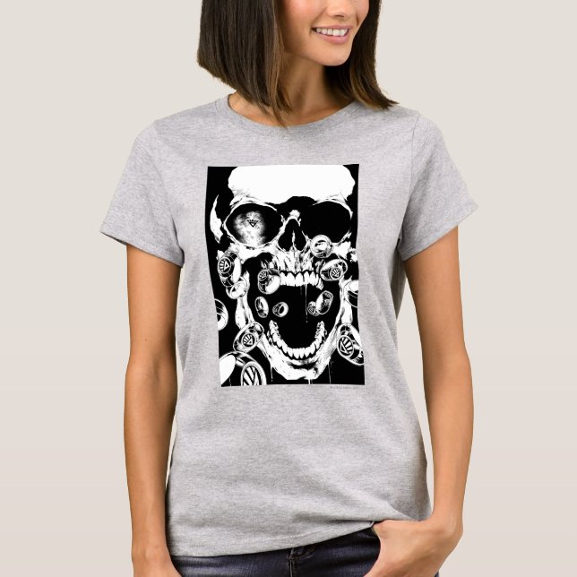 Skull and Rings T-Shirt (Front)