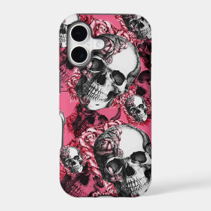 Skull and Roses Barely There I phone Case