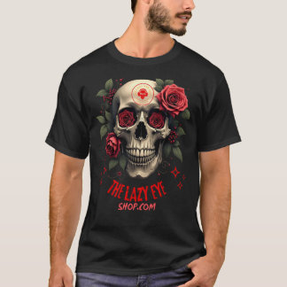 Skull and Roses Design 2 T-Shirt