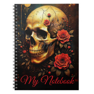 Skull and Roses Notebook