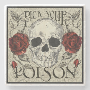 Skull and Roses Pick Your Poison Coaster
