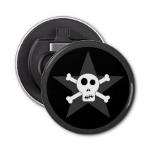 Skull and Star Bottle Opener