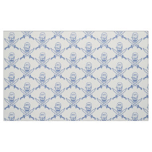 Skull and swords fabric