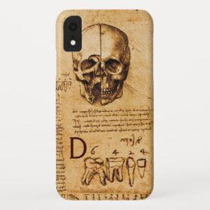 SKULL AND TEETH ,DENTAL CLINIC ,DENTIST MONOGRAM iPhone XR CASE