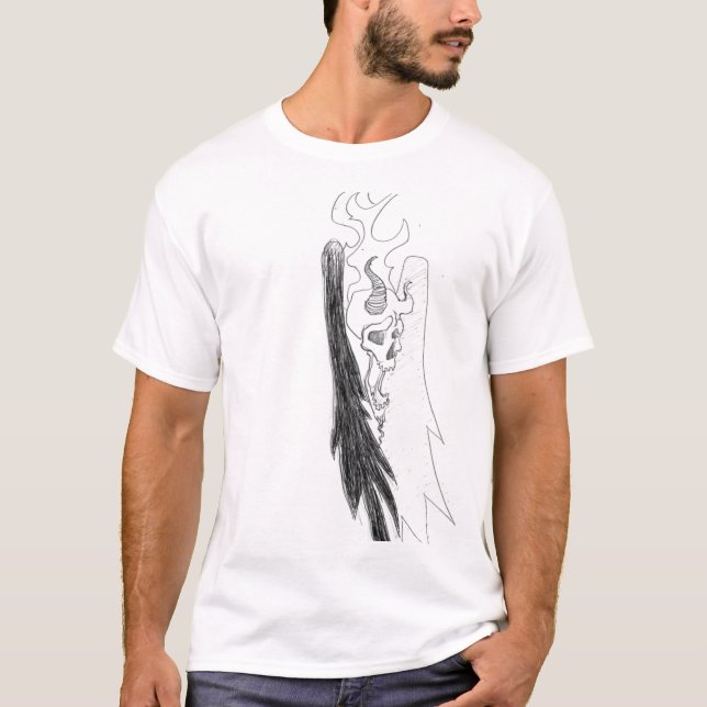 skull and wings T-Shirt (Front)