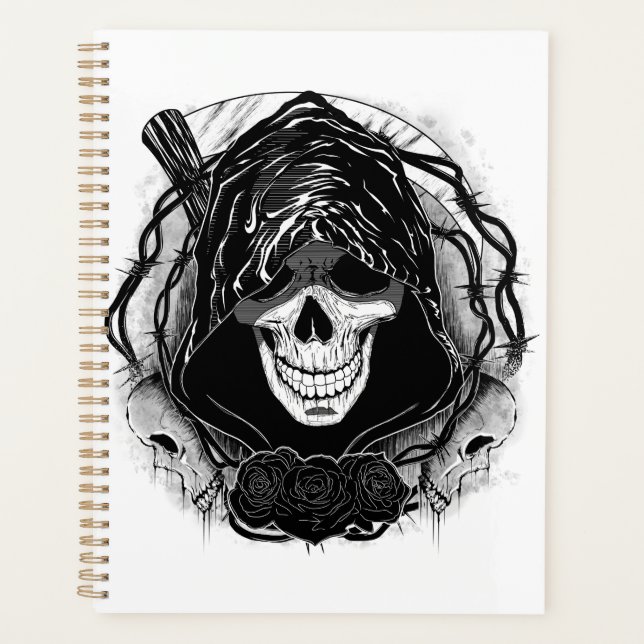 Skull art Design Planner (Front)